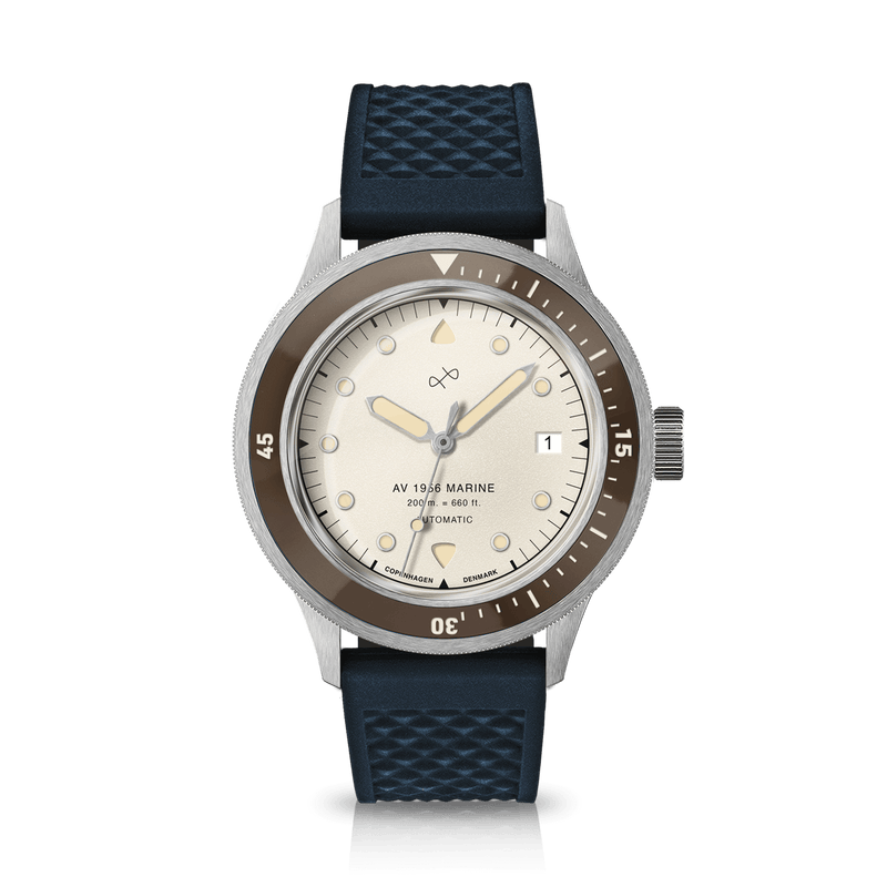 1956 Marine Automatic, Steel / Coffee & Cream