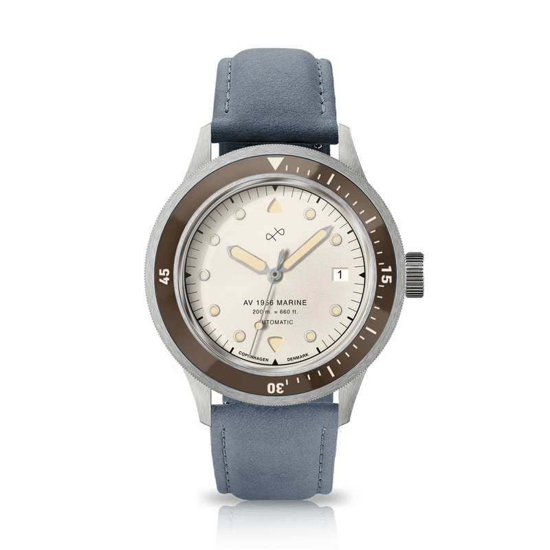 1956 Marine Automatic, Steel / Coffee & Cream