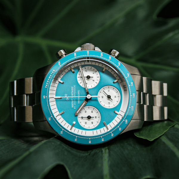 1960 Racing Chronograph, Steel / Tropical Blue