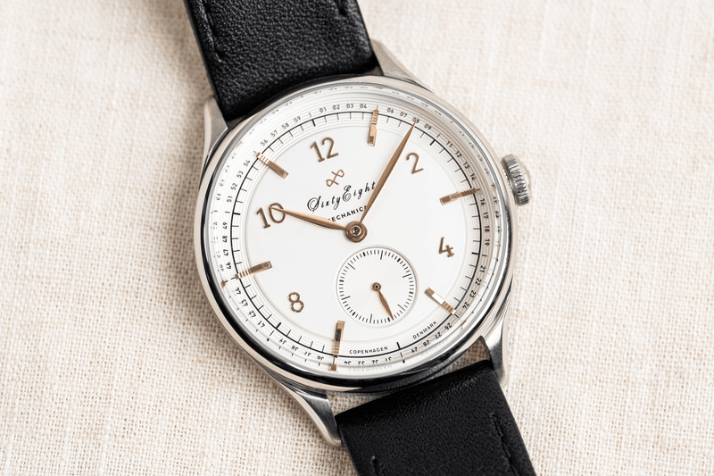 1968 Mechanical, Steel / White & Rose Gold