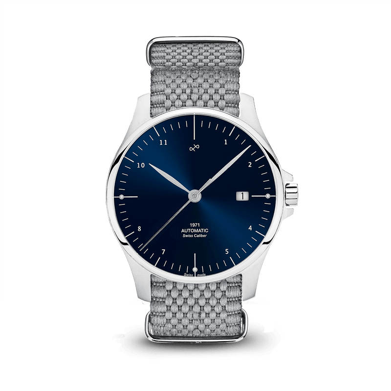 1971 Automatic, Steel / Night Blue - Swiss Made