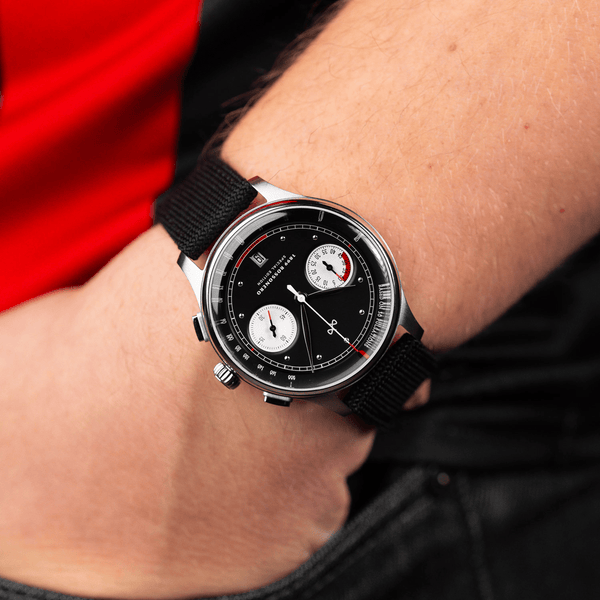 1899 Rossonero Chronograph, Steel / Black