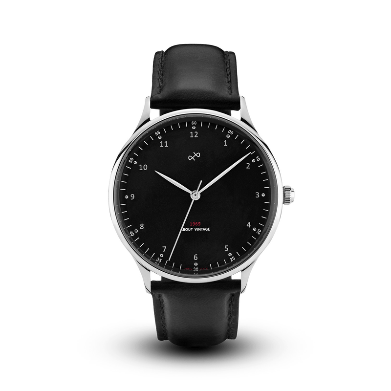 1969 Vintage, Steel / Black – 36mm