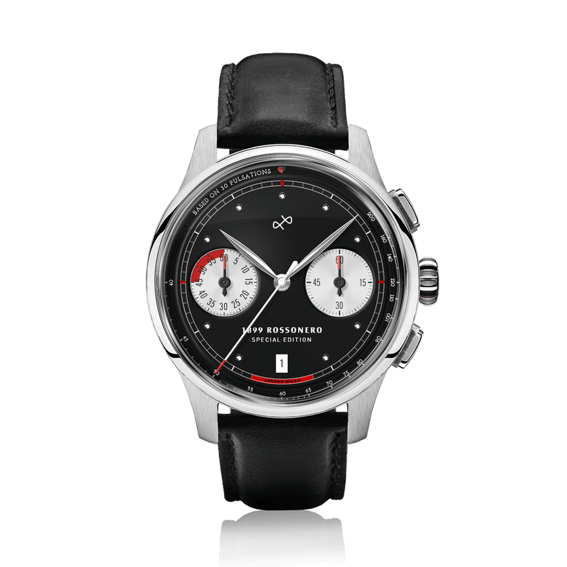 1899 Rossonero Chronograph, Steel / Black