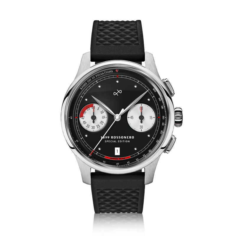 1899 Rossonero Chronograph, Steel / Black