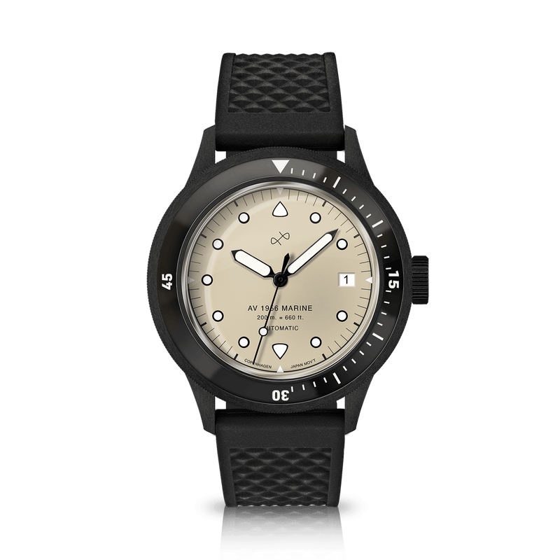 1956 Marine Automatic, All Black / Cream