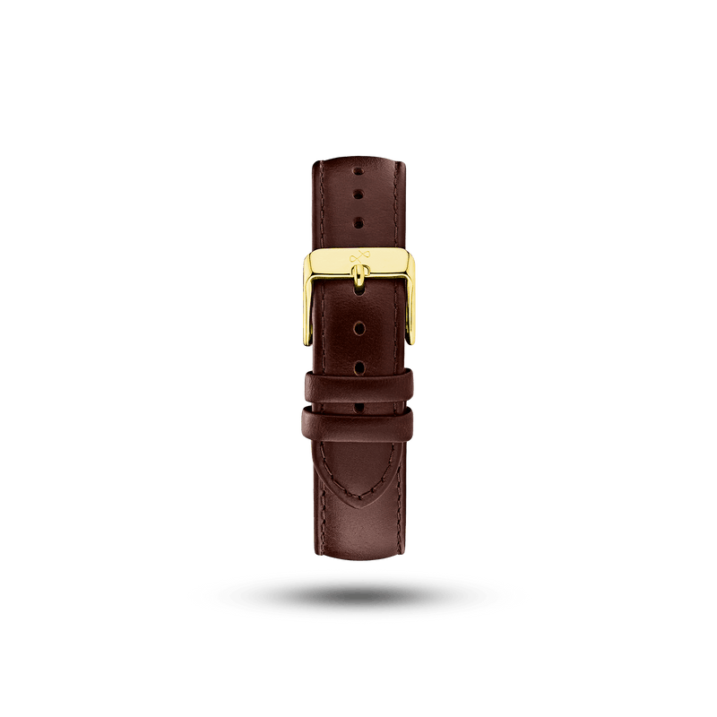 Pin Buckle - Dark Brown Leather