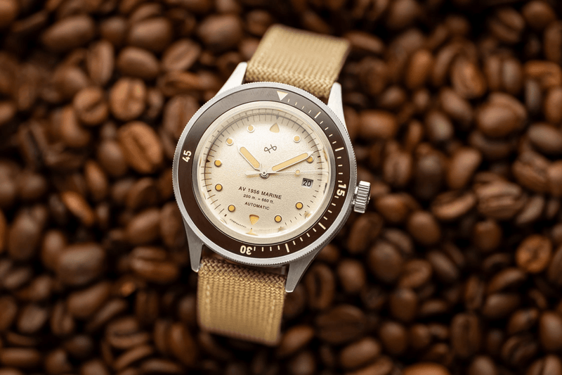 1956 Marine Automatic, Steel / Coffee & Cream