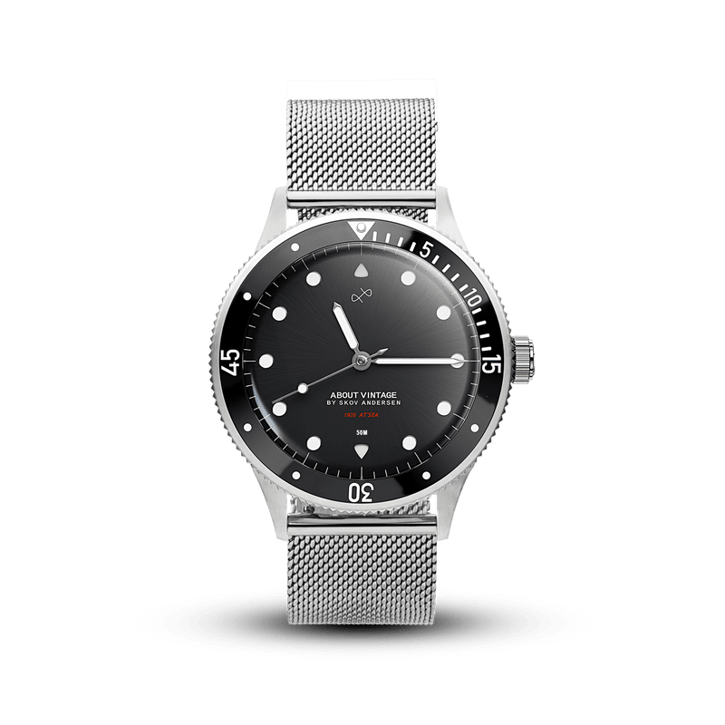 1926 At'sea, Steel / Black – 36mm