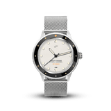 1971 Stagediver, Steel / Off White – 36mm