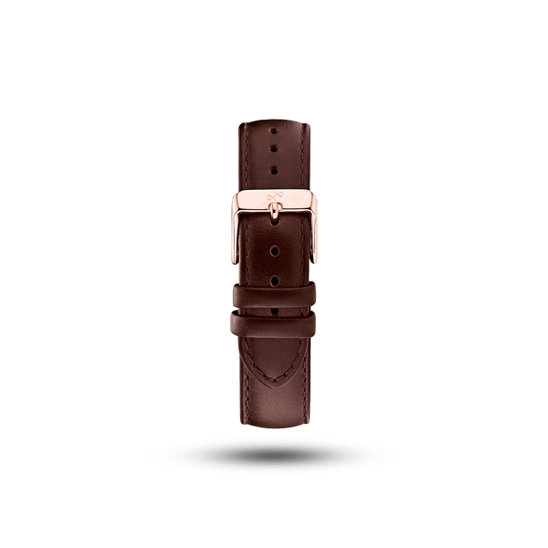 Pin Buckle - Dark Brown Leather