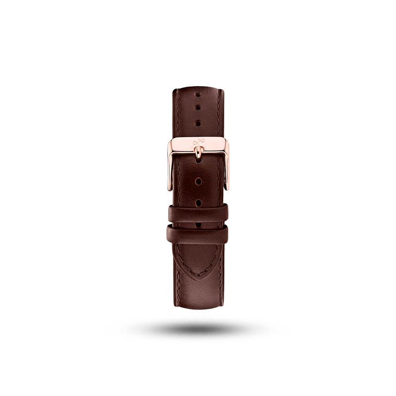 Pin Buckle - Dark Brown Leather