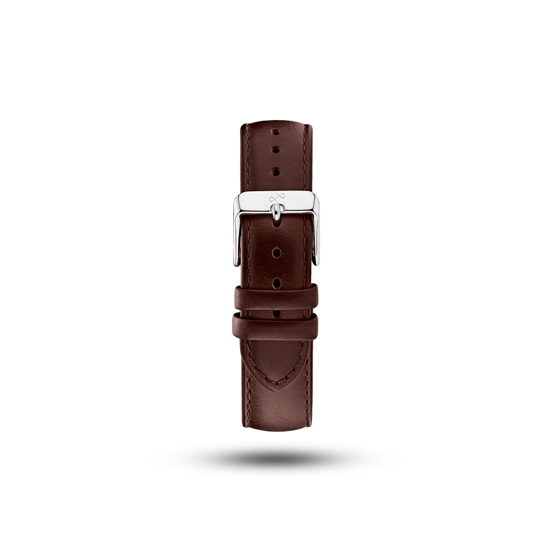 Pin Buckle - Dark Brown Leather